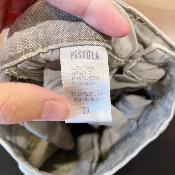 Pistola Revolve Light Grey Skinny Moto Jeans - Picture 6 of 10